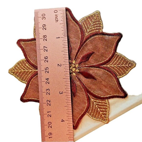 Poinsettia Tableware | HandimeX Erlesene Tischkultur Handmade Exquisite Delicate - Picture 10 of 16